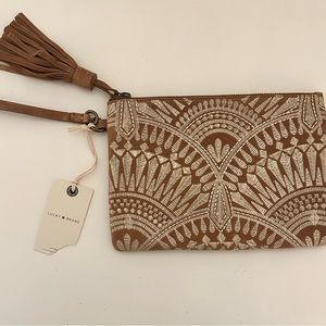 Lucky Brand leather clutch
